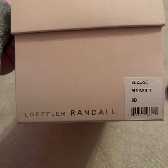 Loeffler Randall wrap around sandals in black - Picture 4 of 5